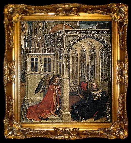 framed  Robert Campin Annunciation, ta009-2